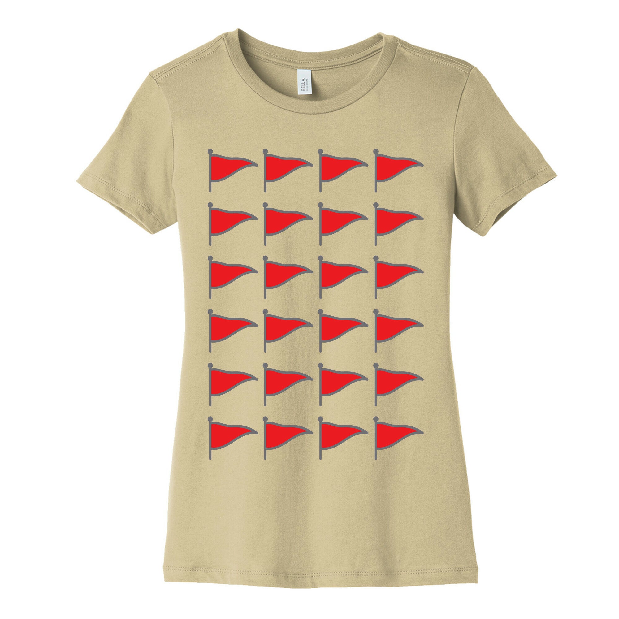 Red Flags Women's Cotton Tee